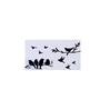 Set of 6 Black Birds on Branch Printed Placemats