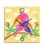 Birds Wall Clock in Multicolour