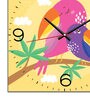 Birds Wall Clock in Multicolour