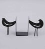 Bird Black Iron Bookend