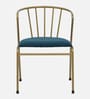 Birsa Metal Cafe Chair In Gold Finish