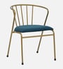 Birsa Metal Cafe Chair In Gold Finish