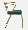 Birsa Metal Cafe Chair In Gold Finish