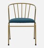 Birsa Metal Cafe Chair In Gold Finish