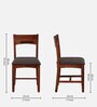 Biscay Sheesham Wood 2 Seater Dining Set In Scratch Resistant Honey Oak Finish