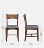 Biscay Sheesham Wood 6 Seater Dining Set In Scratch Resistant Rustic Teak Finish