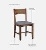 Biscay Sheesham Wood 6 Seater Dining Set In Scratch Resistant Rustic Teak Finish