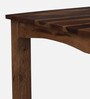 Biscay Sheesham Wood 6 Seater Dining Set In Scratch Resistant Rustic Teak Finish