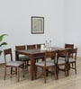 Biscay Sheesham Wood 8 Seater Dinning Set In Scratch Resistant Provincial Teak Finish