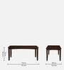 Biscay Sheesham Wood 8 Seater Dinning Set In Scratch Resistant Provincial Teak Finish