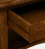 Biscay Sheesham Wood Bedside Table in Scratch Resistant Provincial Teak Finish With Drawer