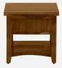 Biscay Sheesham Wood Bedside Table in Scratch Resistant Provincial Teak Finish With Drawer