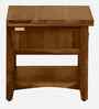 Biscay Sheesham Wood Bedside Table in Scratch Resistant Provincial Teak Finish With Drawer
