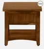 Biscay Sheesham Wood Bedside Table in Scratch Resistant Provincial Teak Finish With Drawer