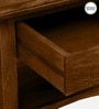 Biscay Sheesham Wood Bedside Table in Scratch Resistant Provincial Teak Finish With Drawer
