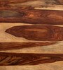 Biscay Sheesham Wood Coffee Table in Scratch Resistant Rustic Teak Finish
