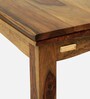 Biscay Sheesham Wood Coffee Table in Scratch Resistant Rustic Teak Finish
