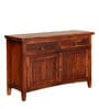 Biscay Sheesham Wood Sideboard in Scratch Resistant Honey Oak Finish