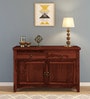 Biscay Sheesham Wood Sideboard in Scratch Resistant Honey Oak Finish