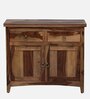 Biscay Sheesham Wood Sideboard in Scratch Resistant Rustic Teak Finish
