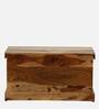Biscay Sheesham Wood Trunk in Scratch Resistant Rustic Teak Finish