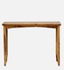 Biscay Sheesham Wood Console Table In Rustic Teak Finish