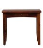 Biscay Sheesham Wood Writing Table In Honey Oak Finish