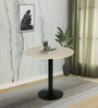 Bistro Outdoor Coffee Table in Light Brown Finish& Black Colour Bistro Outdoor Coffee Table in Light Brown Finish& Black Colour