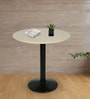 Bistro Outdoor Coffee Table in Light Brown Finish& Black Colour Bistro Outdoor Coffee Table in Light Brown Finish& Black Colour
