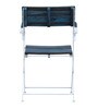 Bistro Foldable Patio Outdoor Set In Ocean Blue Finish