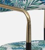 Bizerk Metal Arm Chair In Black And Gold Finish