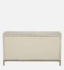 Bizerk Solid Wood Sideboard In Sandblasted White Finish With Drawers