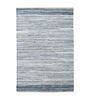 Bkue Striped Hand Woven 6 Ft X 4 Ft  Dhurrie