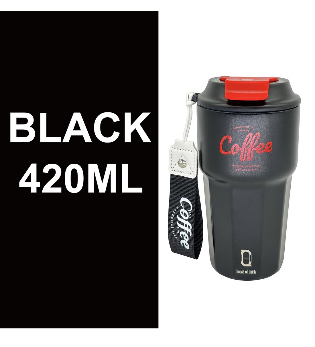 a good lid for a coffee mug GrandTies | 16oz Insulated Coffee Mugs with Sliding Lid main image 0