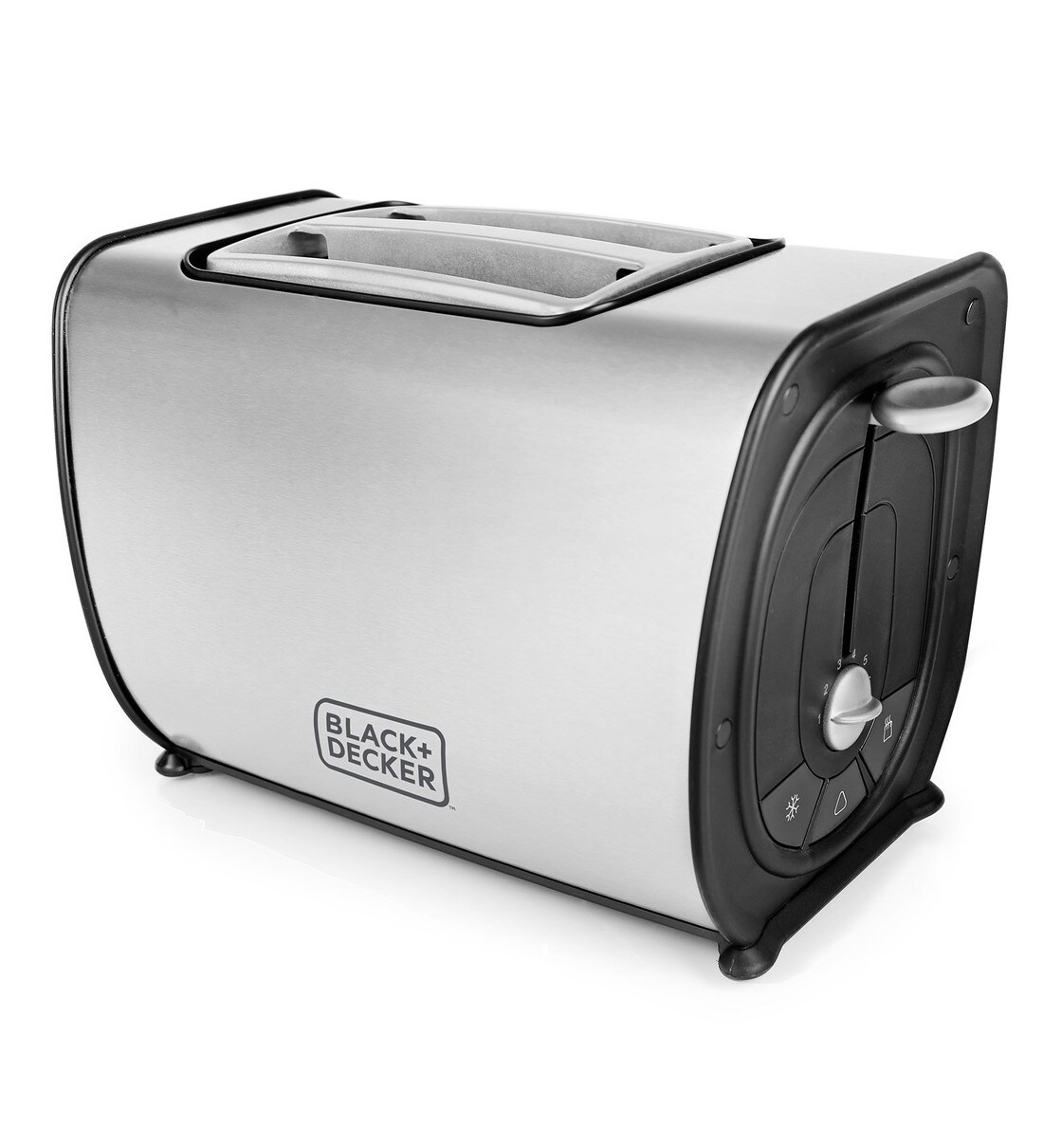 Buy Black and Decker 2 Slices Stainless Grey PopUp Toaster Online