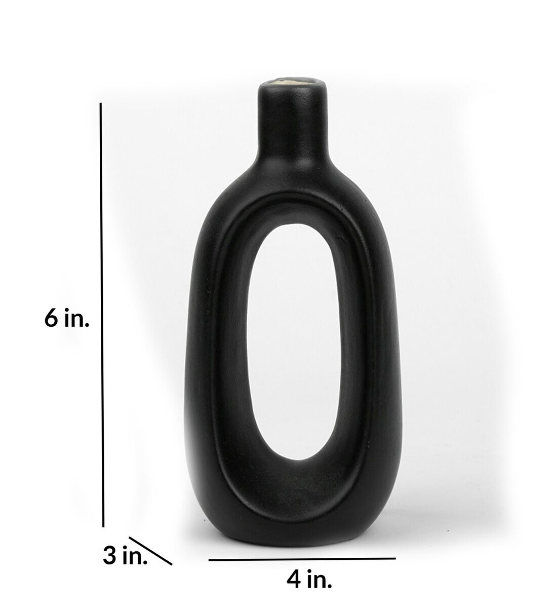 Buy Black Ceramic Table Vases By Purezento Online Eclectic Vases