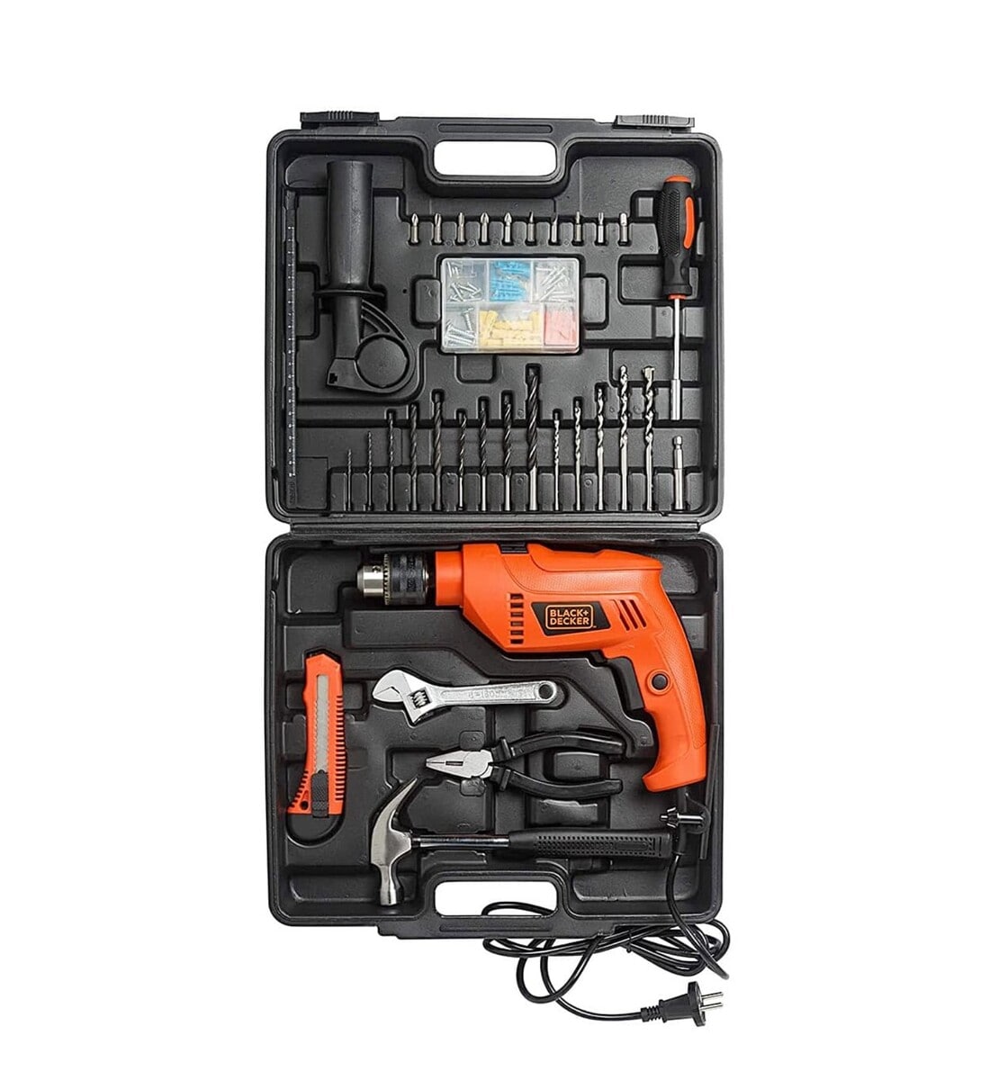 BLACK+DECKER HD555KA50 Power & Hand Tool Kit Price in India - Buy BLACK+ DECKER HD555KA50 Power & Hand Tool Kit online at