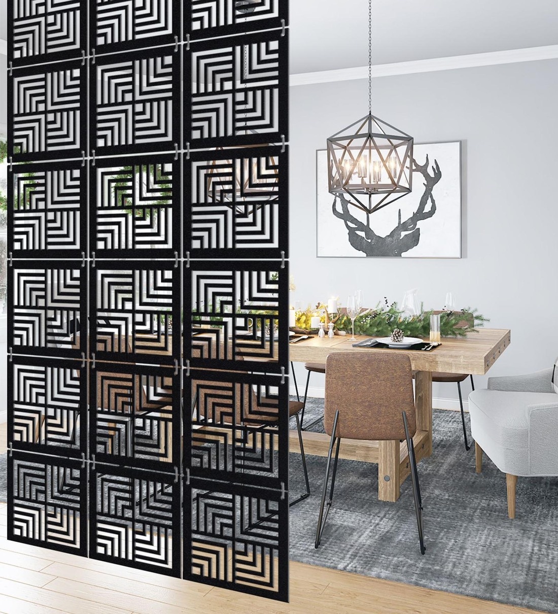 Buy Black Engineered Wood Set Of 12 Hanging Room Divider At 6 OFF By   Black Engineered Wood Set Of 10 Hanging Room Divider By Random Black Engineered Wood Set Of 10 Hangi Pjwro5 