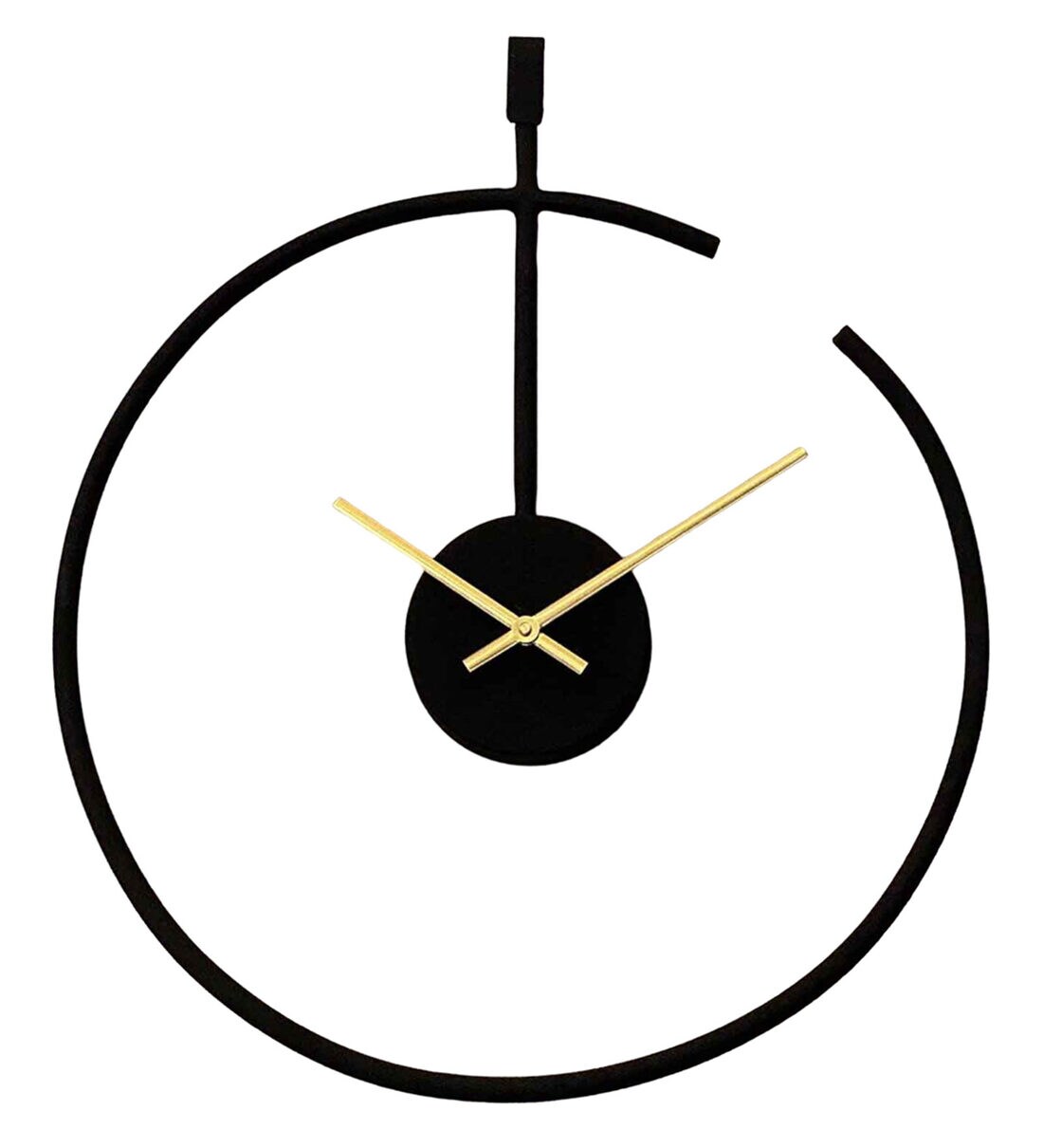 Buy Black Iron Analog Wall Clock By Urban Born Online Modern Wall