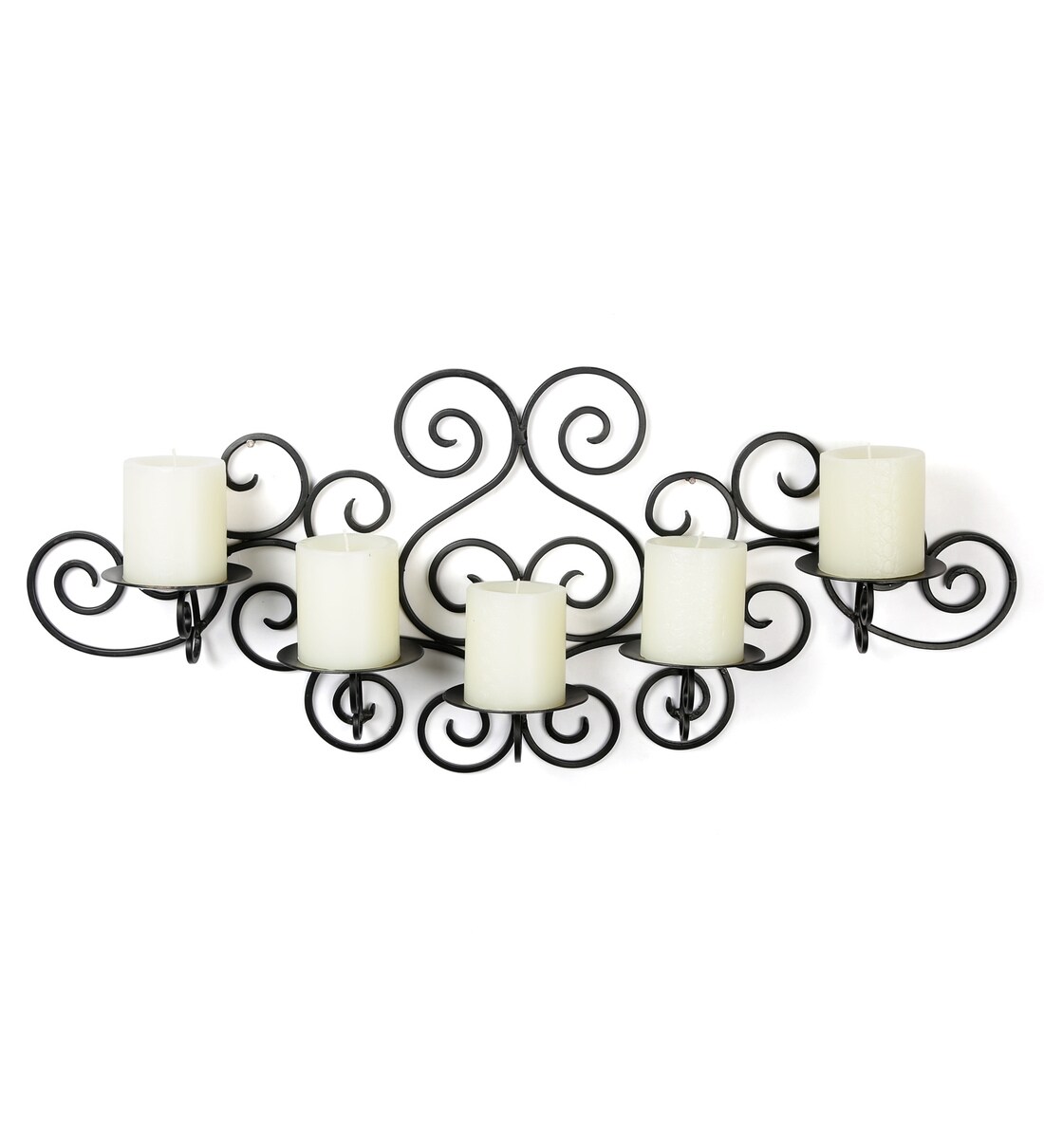 Buy Black Metal Wall Candle Holder by Hosley Online Candle Holders Candle Holders Home