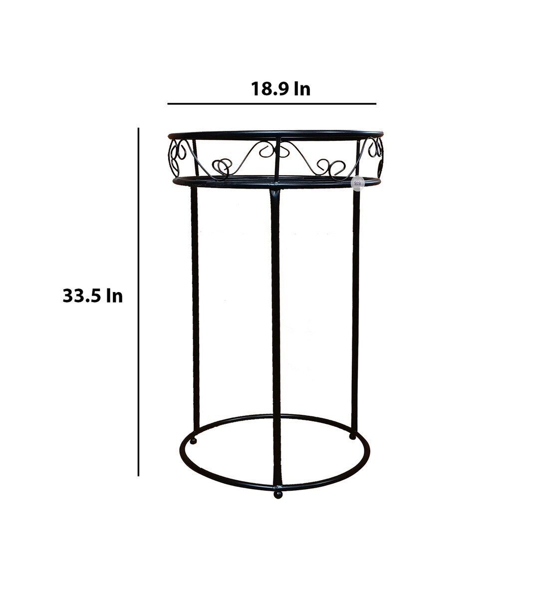 Buy Black Iron Large Planter Stand by GIG Handicrafts Online Metal Planter Stands Planter