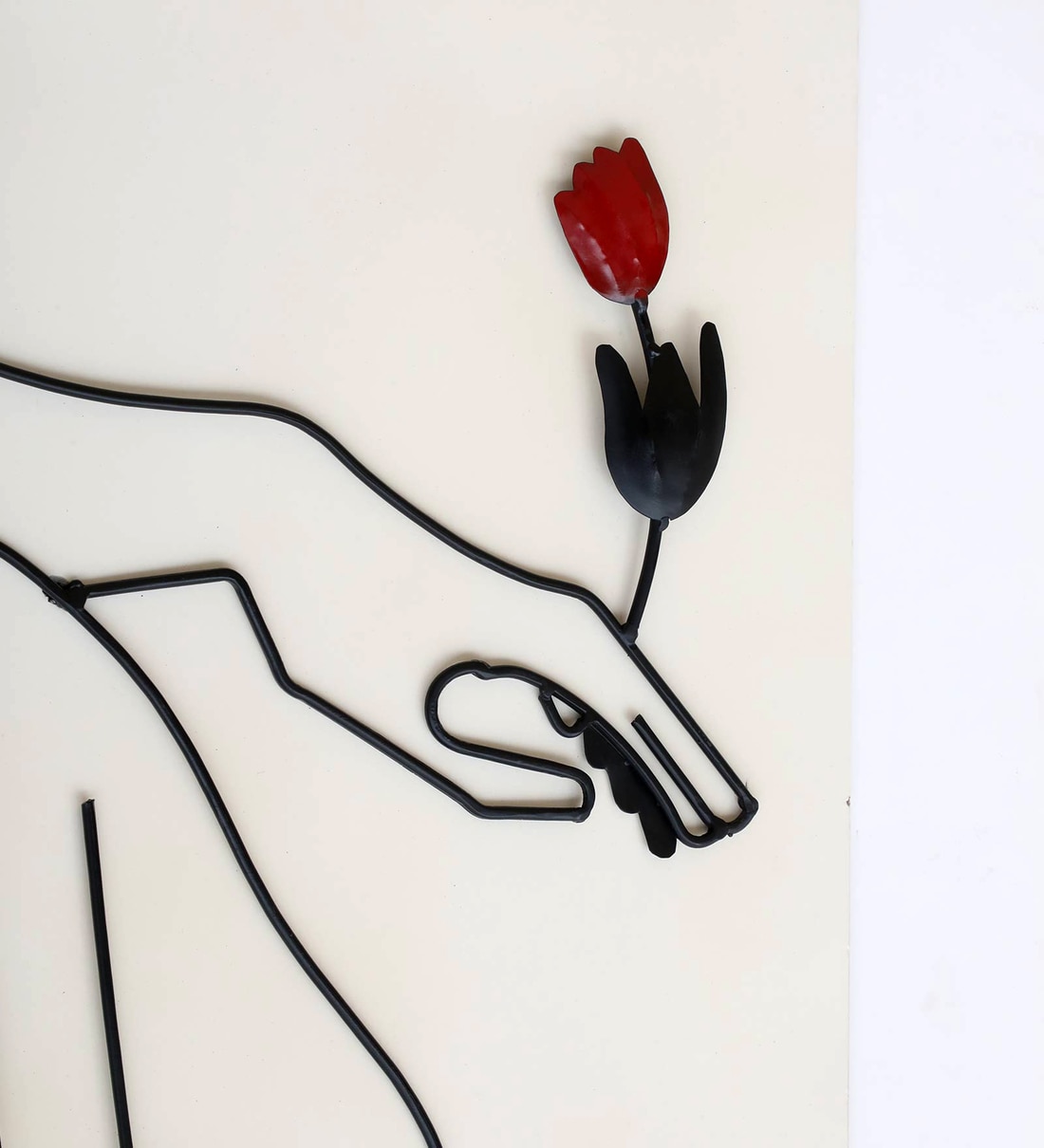 Buy Black Iron Wall Haniging Girl Metal Wall Art By Desert Oak Online