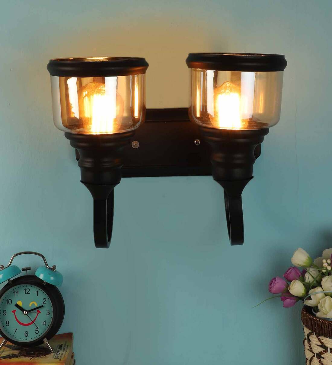 Buy Black Iron Wall Lights By Eliante By Jainsons Lights at 48 OFF by
