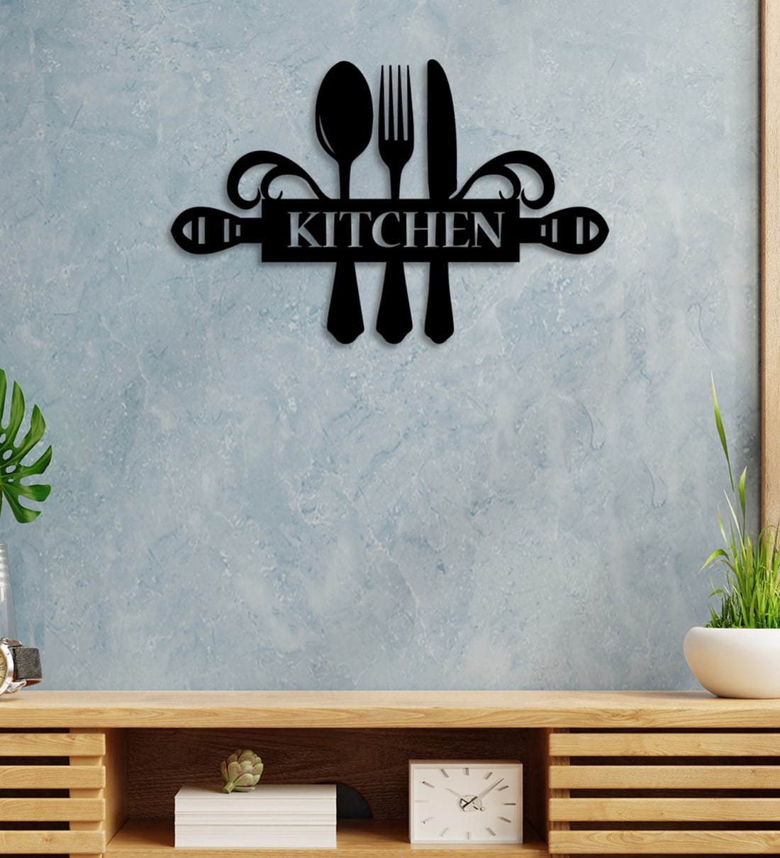 Buy Black Kitchen Wooden Wall Decor at 14% OFF by Art Street | Pepperfry