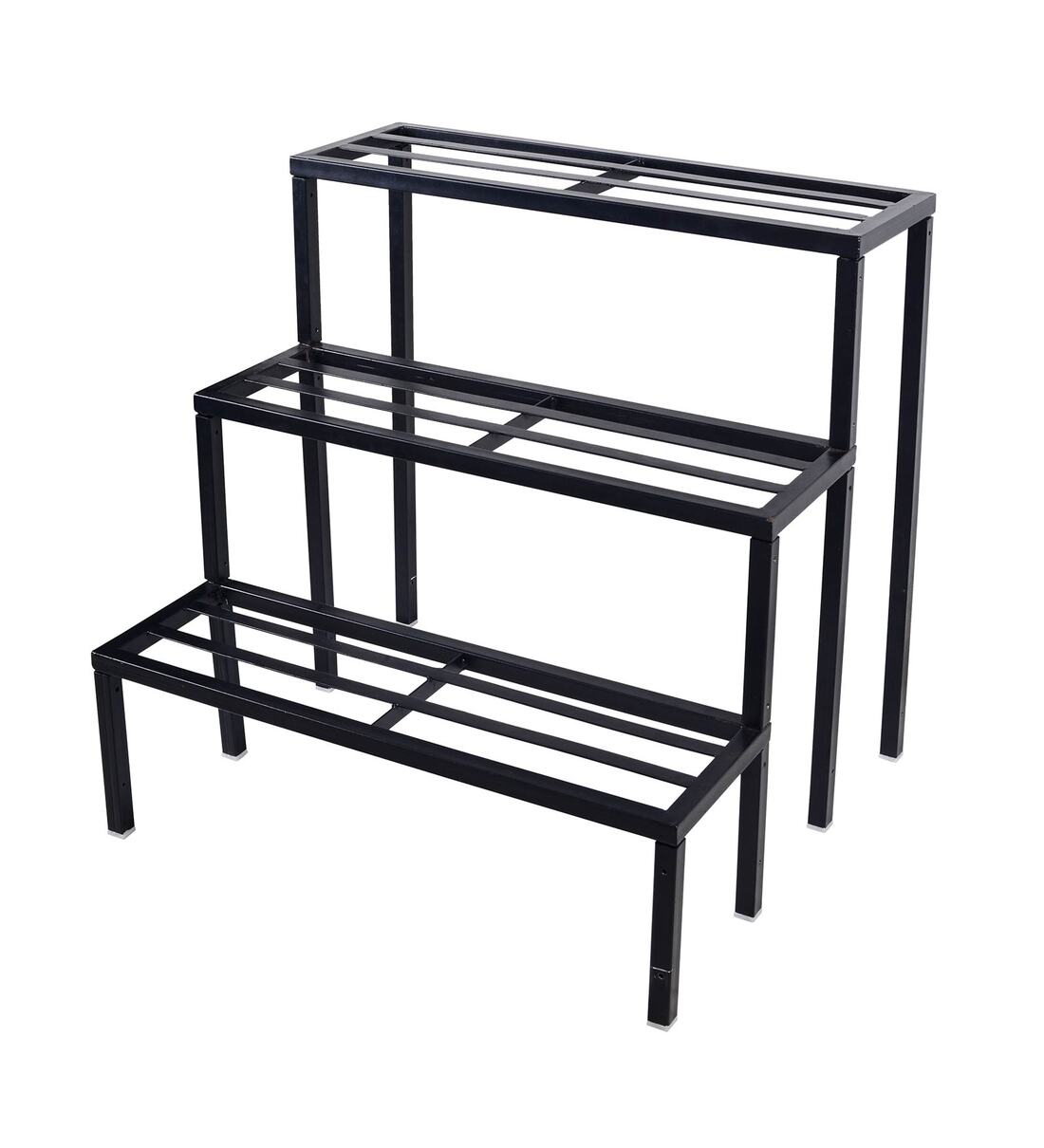 Buy Black Metal 3 Tier Planter Stand by Sharpex Online Planter Stands Planter Stands Home