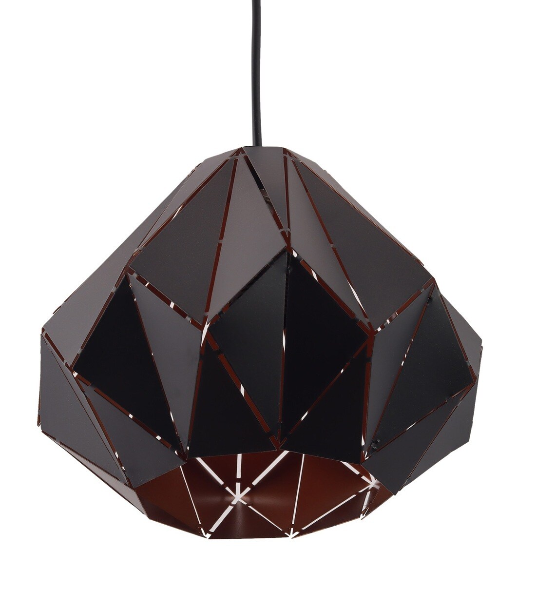 Buy Black Metal Single Hanging Lights By Eliante By Jainsons Lights