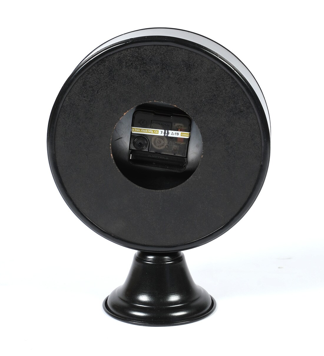 Buy Black Metal Table Clock by Anantaran Online Table Clocks Table