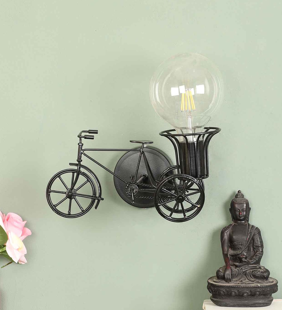 Buy Black Metal Wall Light By Eliante By Jainsons Lights Online