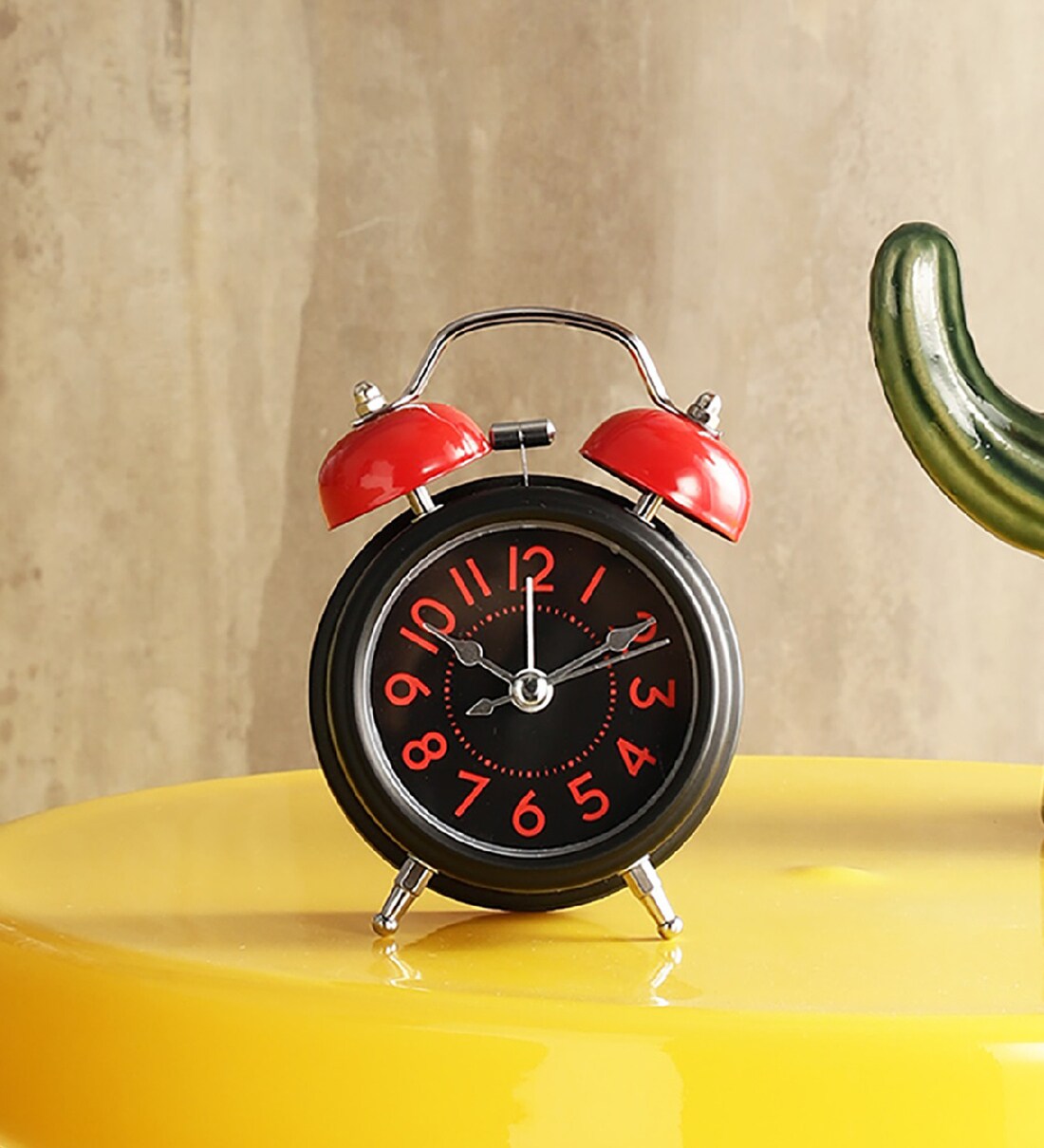 Buy Black Metallic Designer Vintage Inspired With Nightlight Table ...