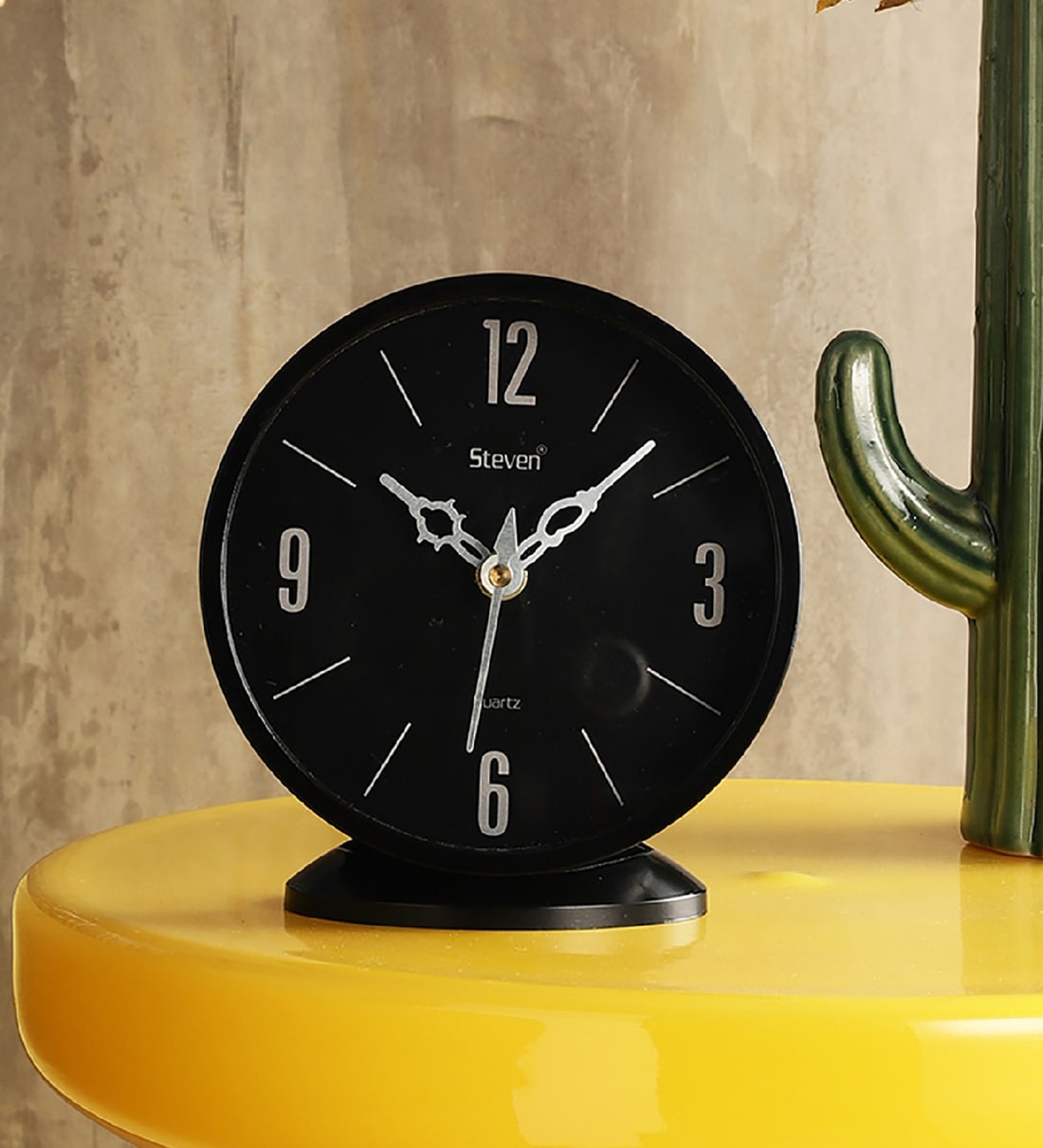 Buy Black Mini Analog Table Clock at 31 OFF by Exim Decor Pepperfry